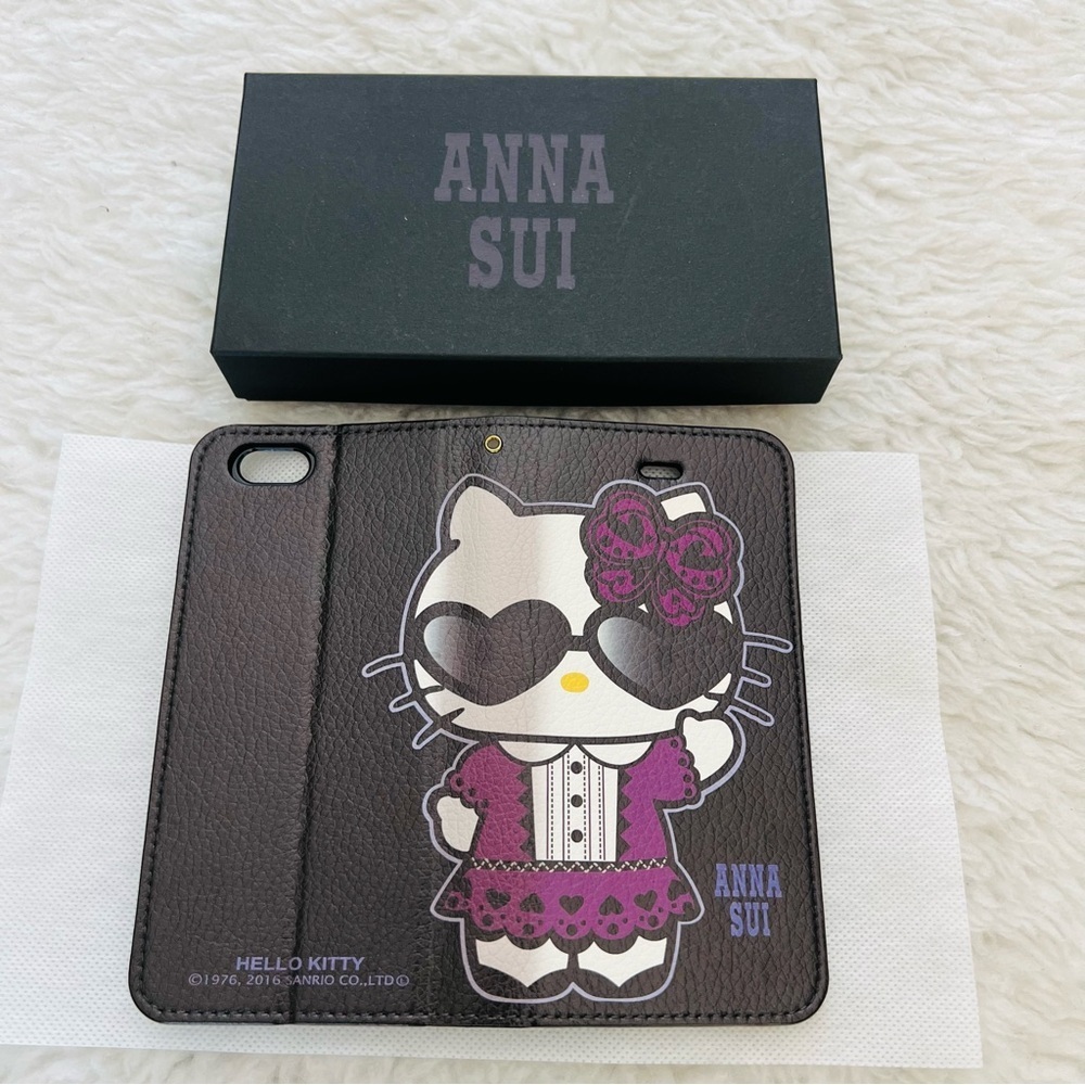 Anna Sui Hello Kitty Colaboration Cards/Mirror/Phone Case w/ Box - Picture 2 of 11